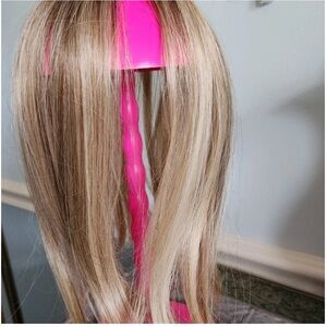 Jon Renau Hair Topper 12" Shaded Praline 12fs8 NWOT. Synthetic Mono Topper